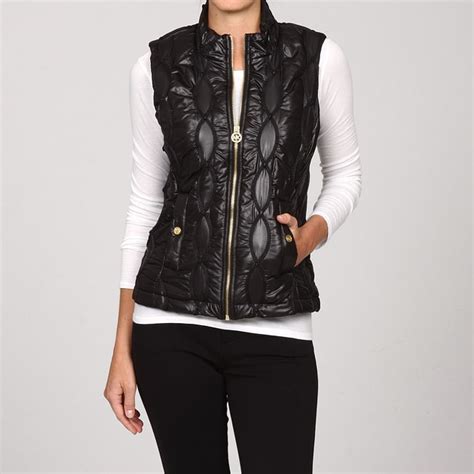 michael kors vest women's|michael kors black puffer vest.